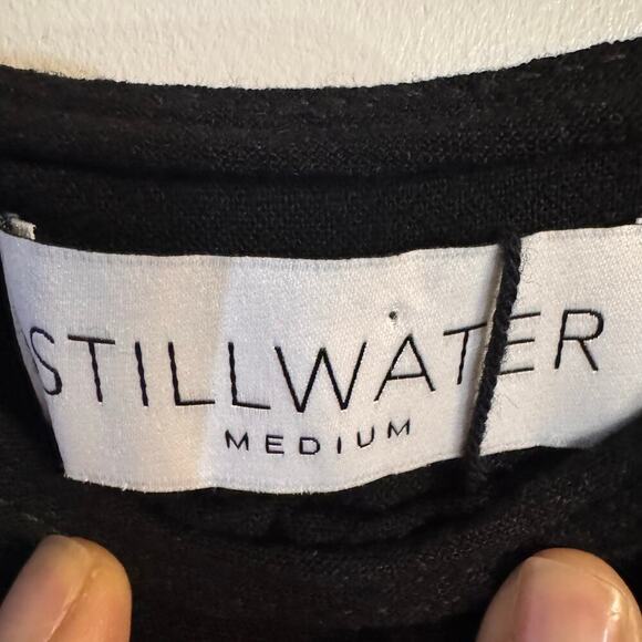 NWT Tuckernuck Stillwater The Label Linen Blend Tiered Shoulder Tie Mini Dress M - Picture 7 of 7